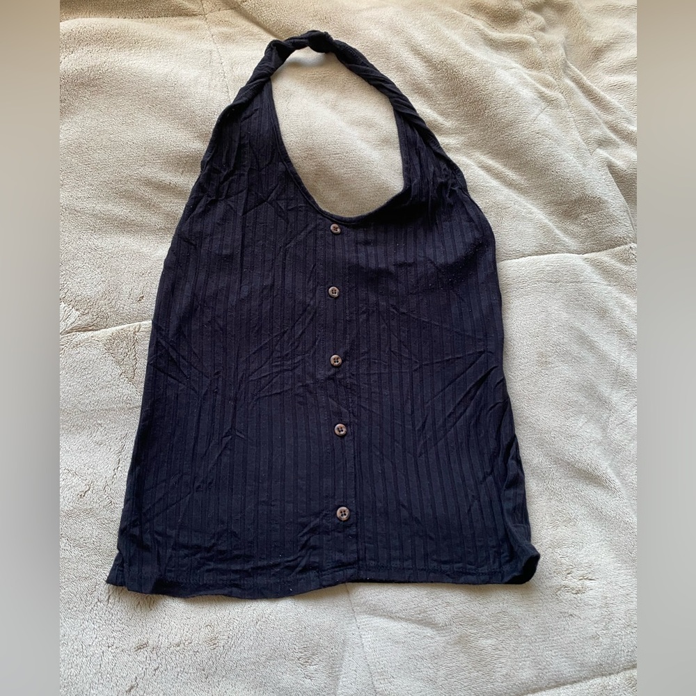 Adorable halter top black size medium